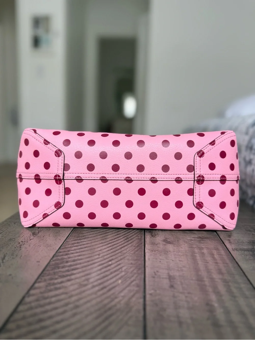 Rare Kate Spade Love Birds Polka Dot Reversible Tote Bag and Matching Crossbody